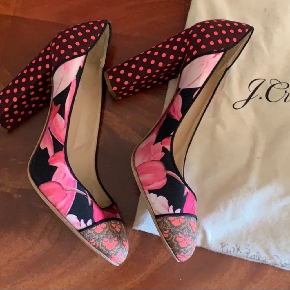 J.Crew Pink Stella Heels